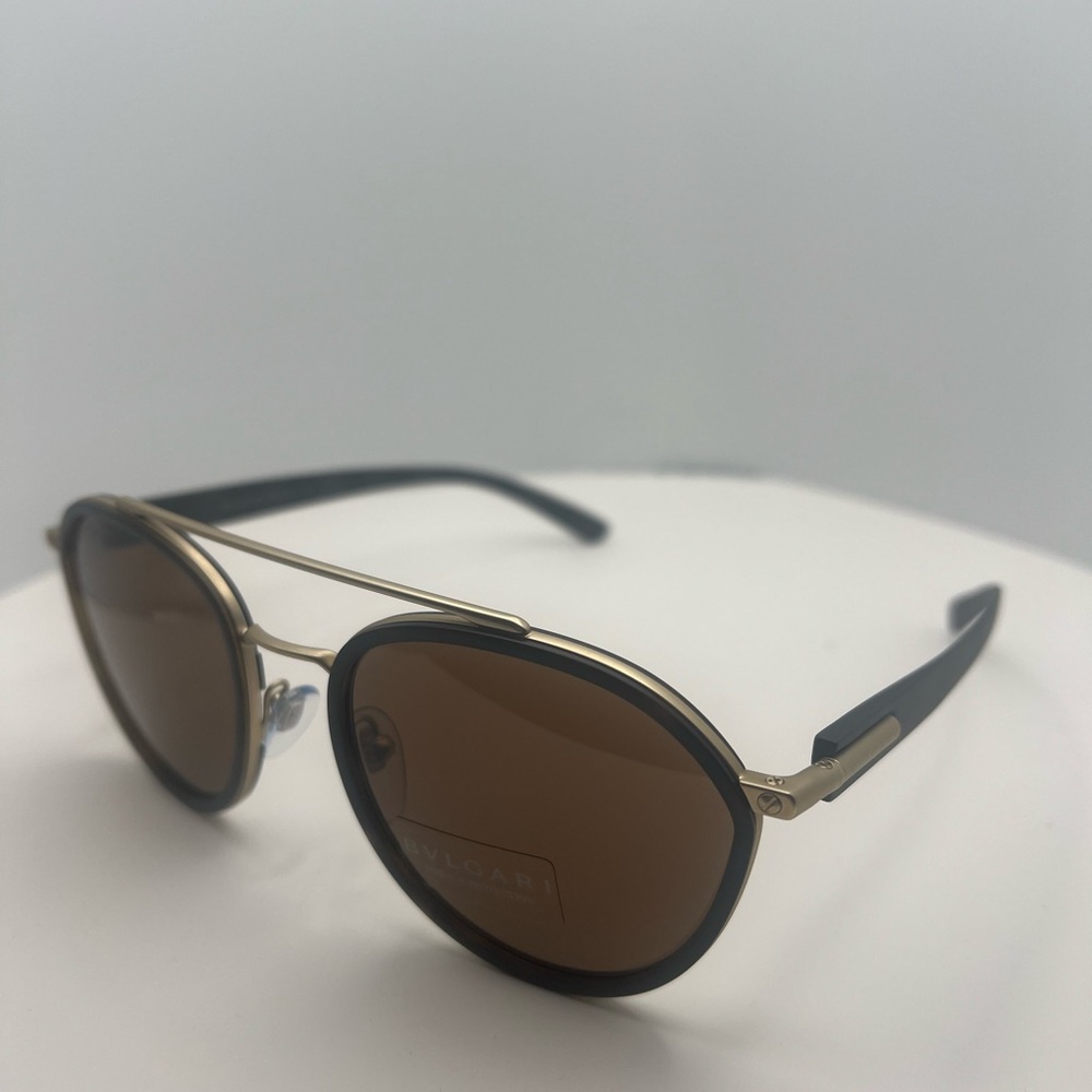 Bulgari Men's Sunglasses - Black and Gold